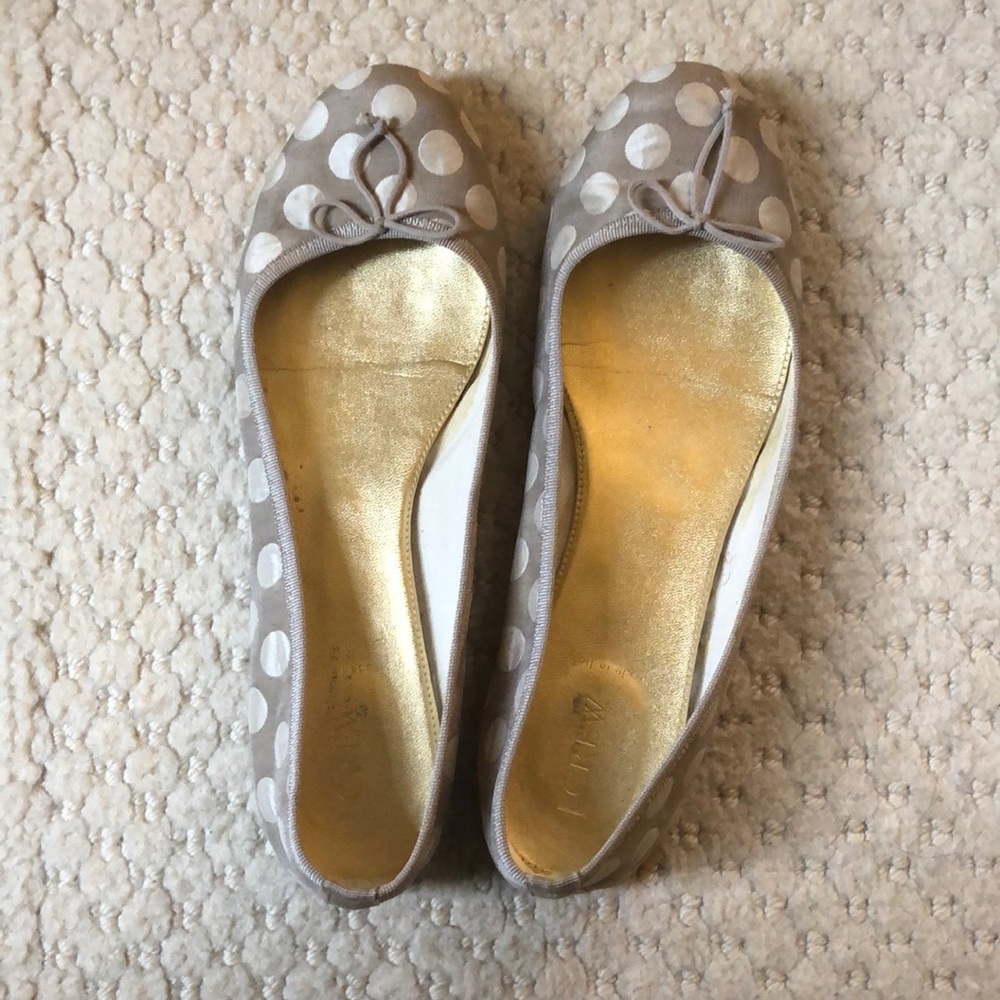 J.Crew silk flats